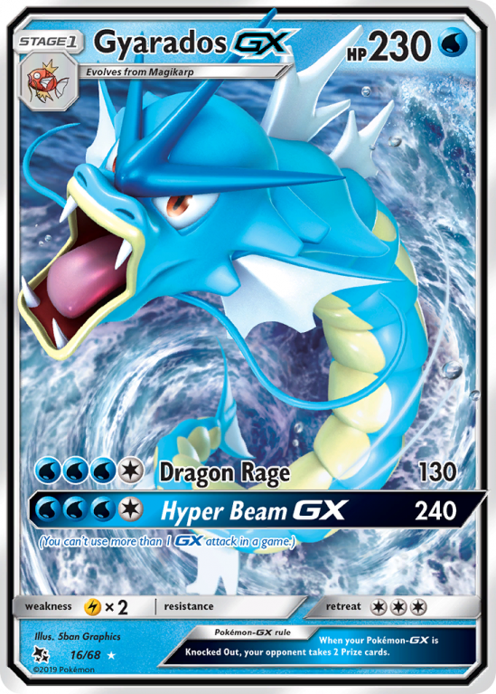 Gyarados-GX 16/68 Sun & Moon Hidden Fates