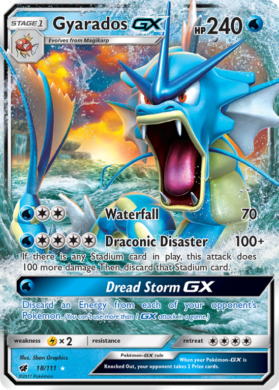 Gyarados-GX 18/111 Sun & Moon Crimson Invasion