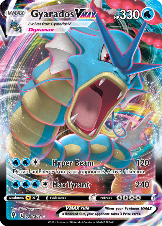 Gyarados VMAX 29/203 Sword & Shield Evolving Skies