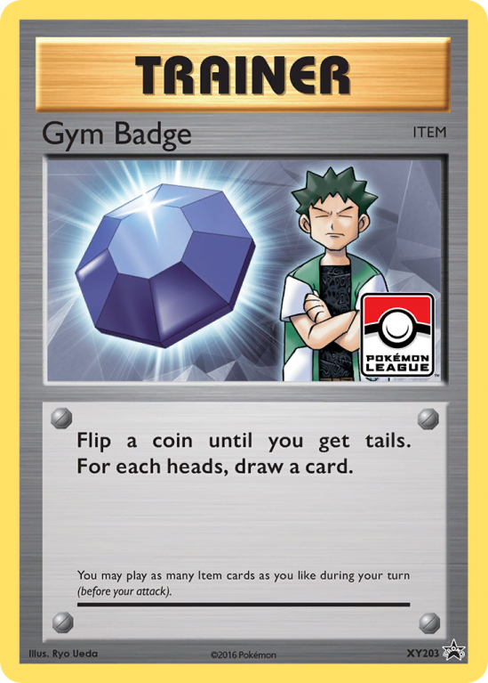 Gym Badge XY203/183 XY XY Black Star Promos