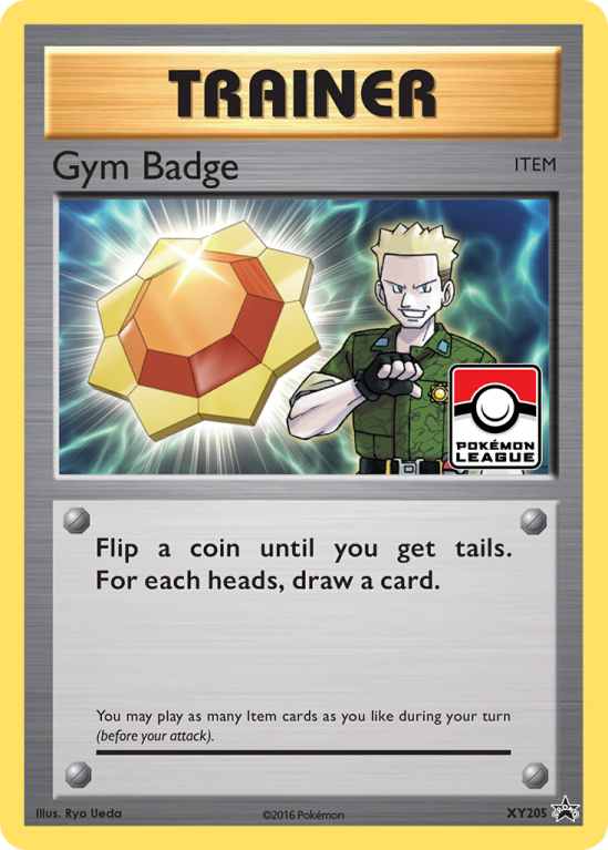 Gym Badge XY205/183 XY XY Black Star Promos