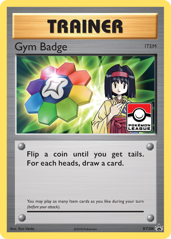 Gym Badge XY206/183 XY XY Black Star Promos