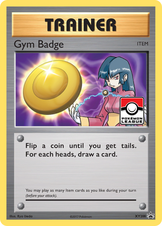 Gym Badge XY208/183 XY XY Black Star Promos