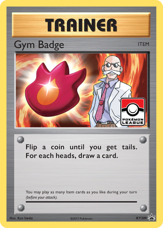 Gym Badge XY209/183 XY XY Black Star Promos