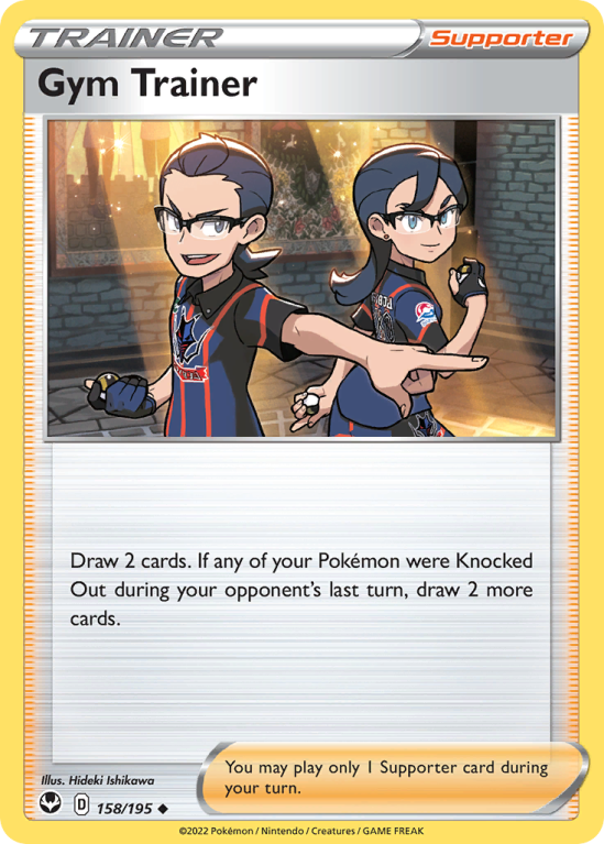 Gym Trainer 158/195 Sword & Shield Silver Tempest
