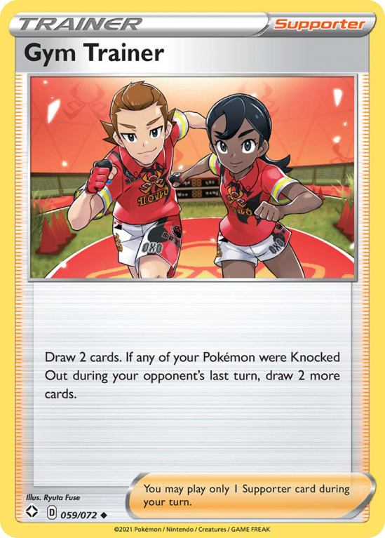 Gym Trainer 59/72 Sword & Shield Shining Fates