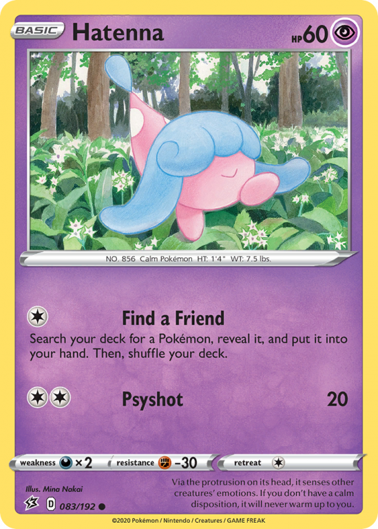 Hatenna 83/192 Sword & Shield Rebel Clash