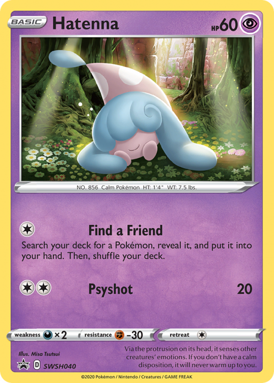 Hatenna SWSH040/103 Sword & Shield SWSH Black Star Promos