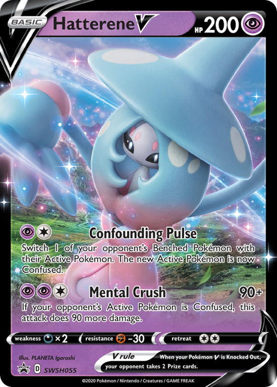 Hatterene V SWSH055/103 Sword & Shield SWSH Black Star Promos