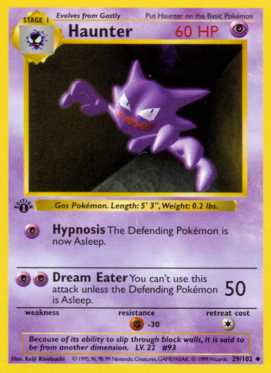Haunter 29/102 Base Base Set