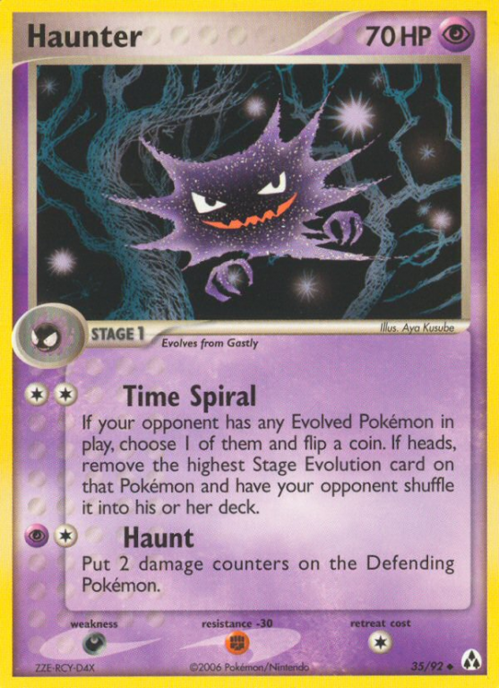 Haunter 35/92 EX Legend Maker