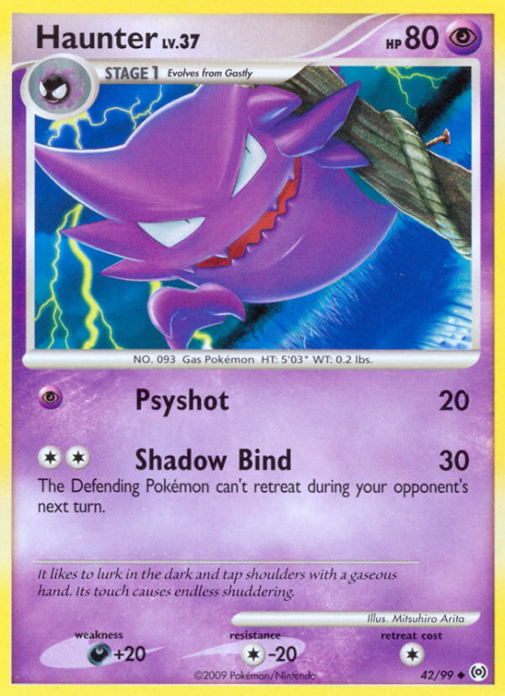 Haunter 42/99 Platinum Arceus