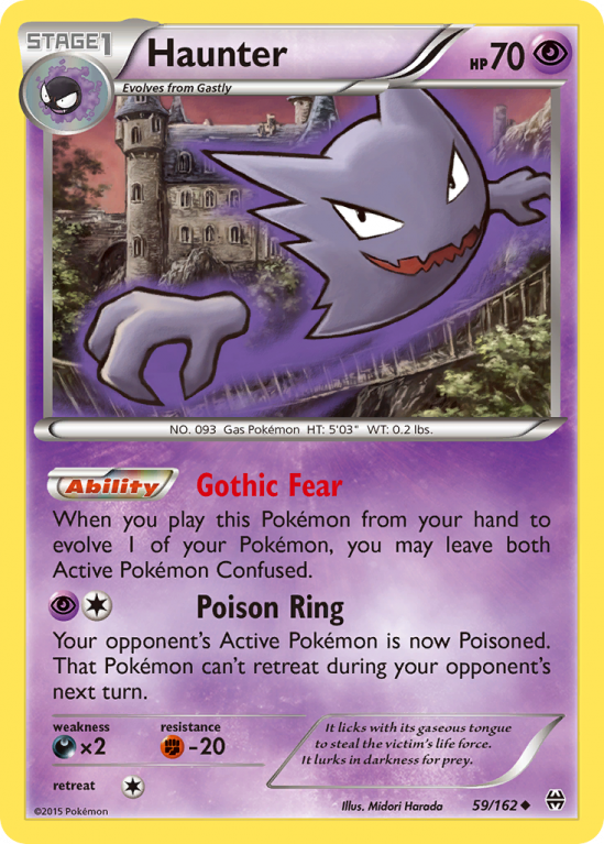 Haunter 59/162 XY BREAKthrough