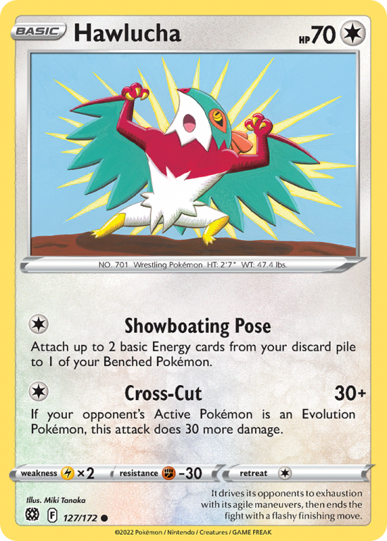 Hawlucha 127/172 Sword & Shield Brilliant Stars