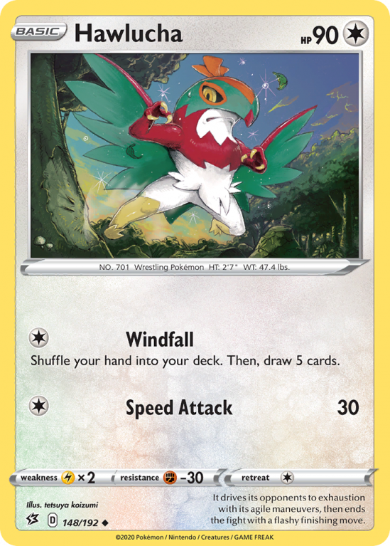 Hawlucha 148/192 Sword & Shield Rebel Clash