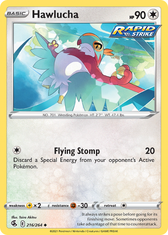 Hawlucha 216/264 Sword & Shield Fusion Strike