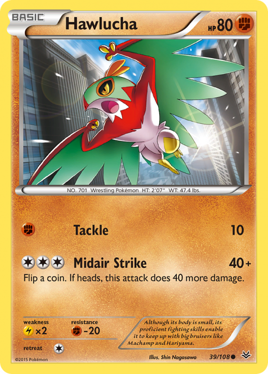 Hawlucha 39/108 XY Roaring Skies