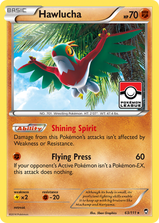 Hawlucha 63/111 XY Furious Fists
