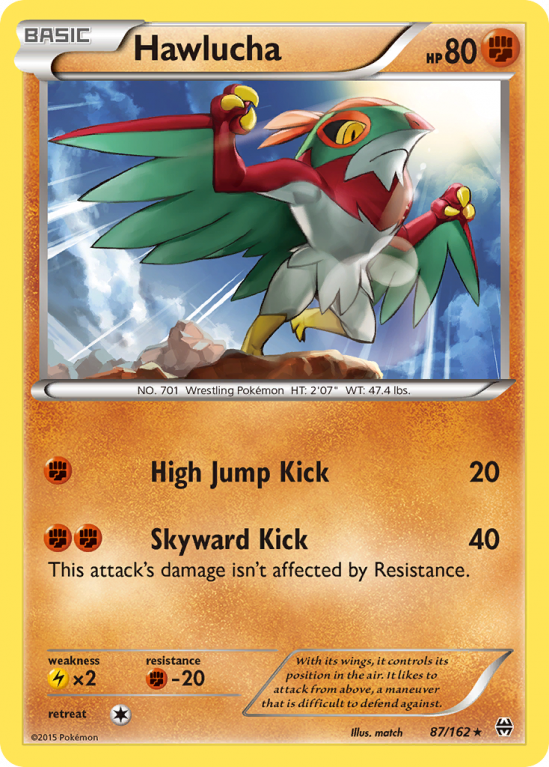 Hawlucha 87/162 XY BREAKthrough