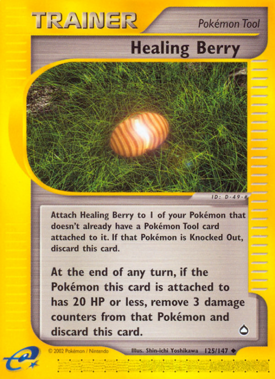 Healing Berry 125/186 E-Card Aquapolis