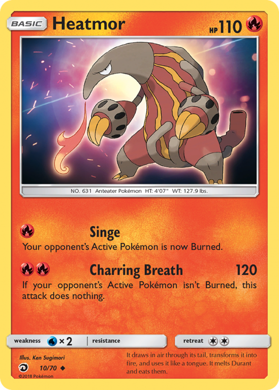 Heatmor 10/70 Sun & Moon Dragon Majesty