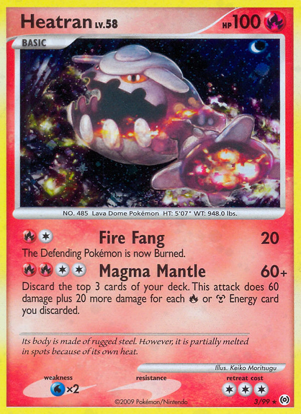 Heatran 3/99 Platinum Arceus
