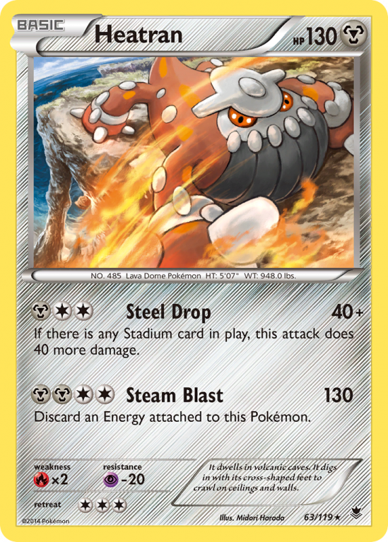Heatran 63/119 XY Phantom Forces