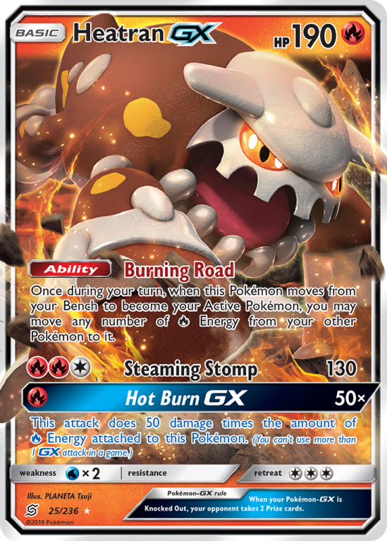 Heatran-GX 25/236 Sun & Moon Unified Minds