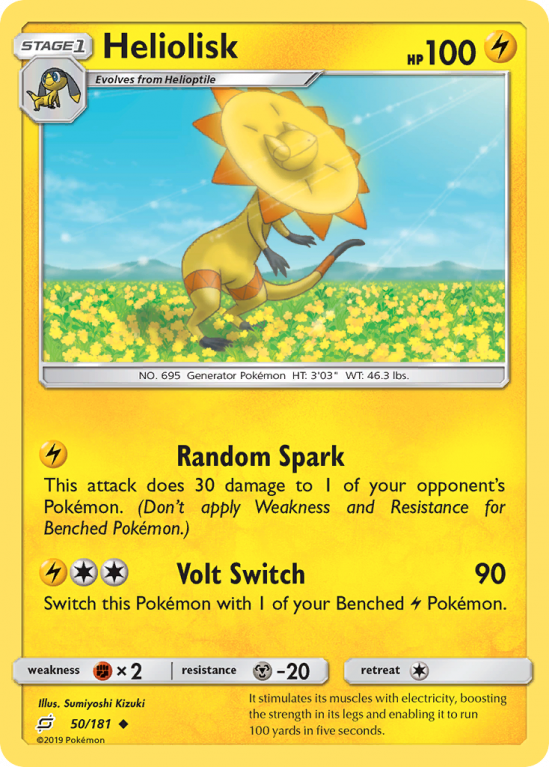 Heliolisk 50/181 Sun & Moon Team Up