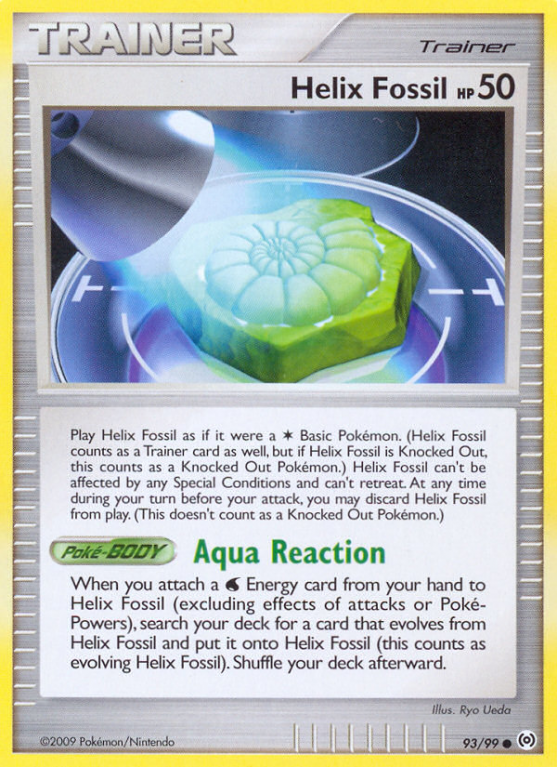 Helix Fossil 93/99 Platinum Arceus