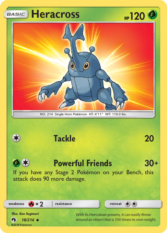 Heracross 18/214 Sun & Moon Lost Thunder