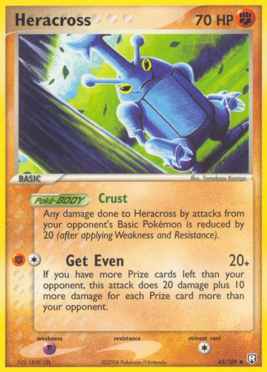 Heracross 43/109 EX Team Rocket Returns