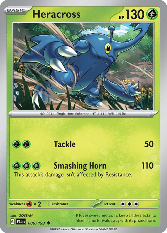 Heracross 6/193 Scarlet & Violet Paldea Evolved