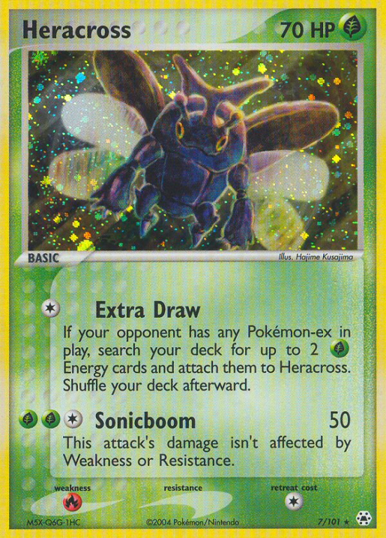 Heracross 7/101 EX Hidden Legends