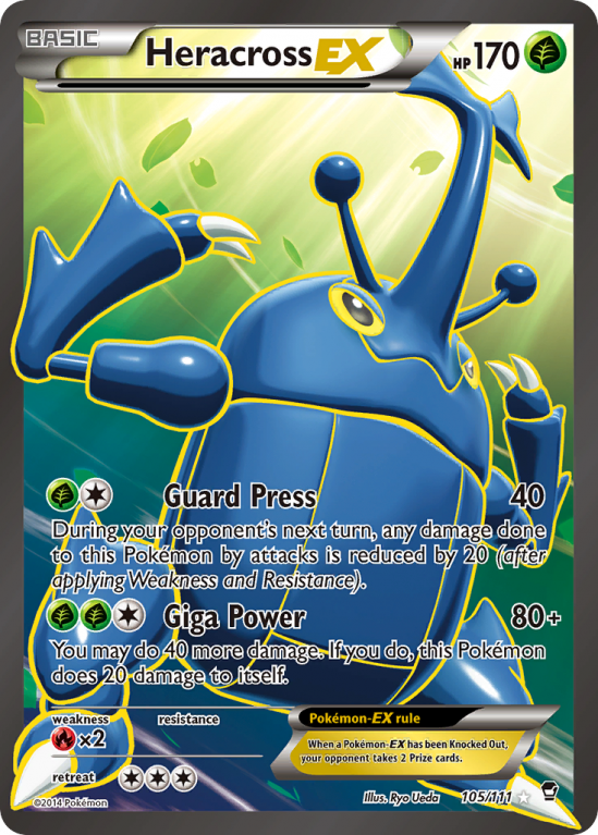 Heracross-EX 105/111 XY Furious Fists