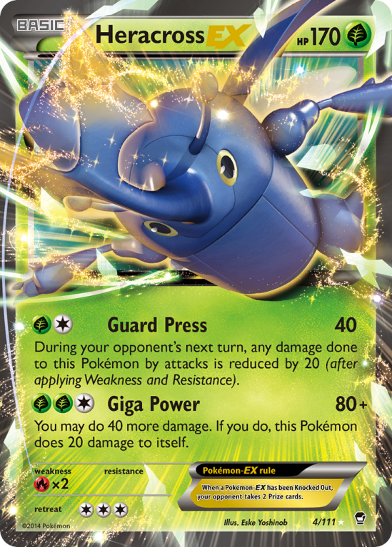 Heracross-EX 4/111 XY Furious Fists
