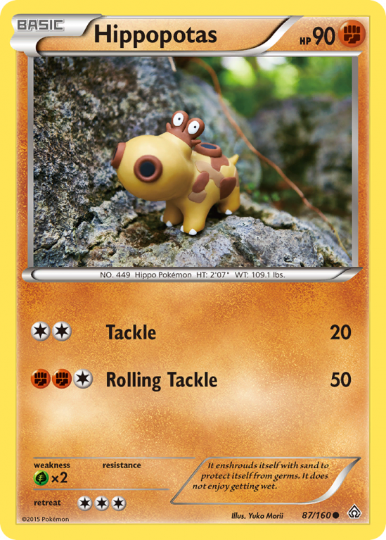 Hippopotas 87/160 XY Primal Clash