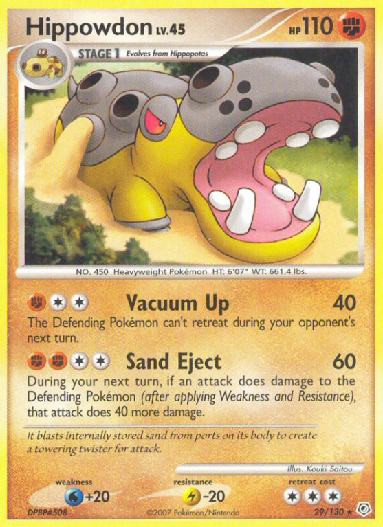 Hippowdon 29/130 Diamond & Pearl Diamond & Pearl