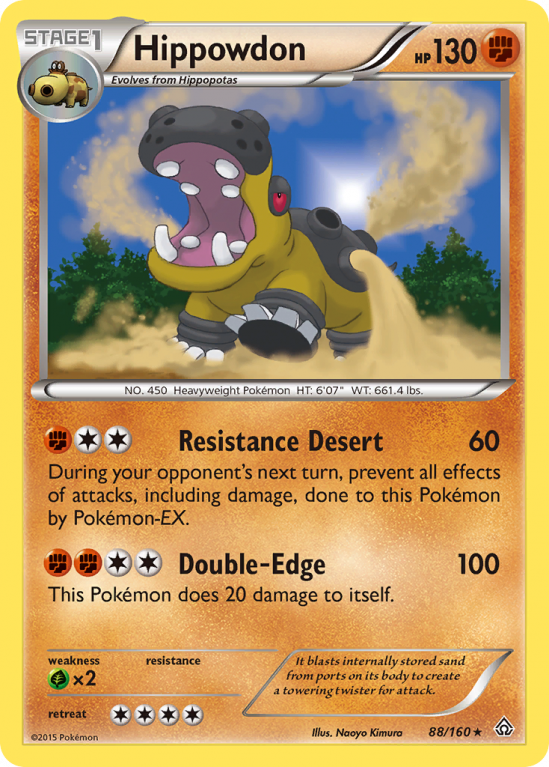 Hippowdon 88/160 XY Primal Clash