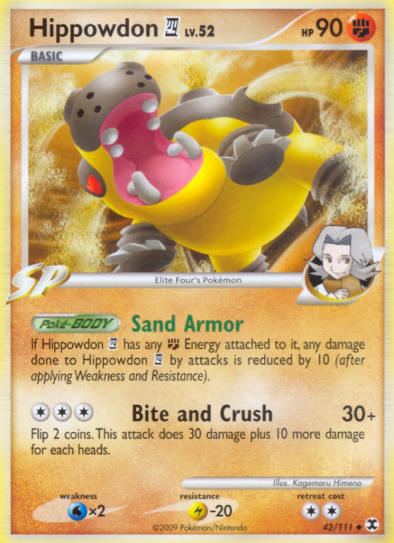 Hippowdon E4 42/111 Platinum Rising Rivals