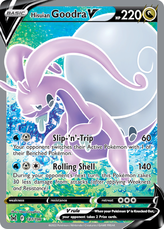 Hisuian Goodra V 187/196 Sword & Shield Lost Origin