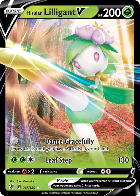 Hisuian Lilligant V 17/189 Sword & Shield Astral Radiance