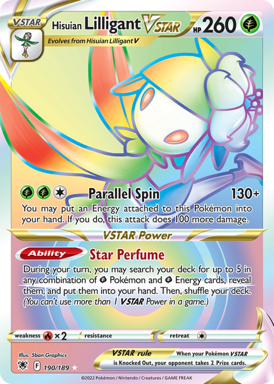 Hisuian Lilligant VSTAR 190/189 Sword & Shield Astral Radiance