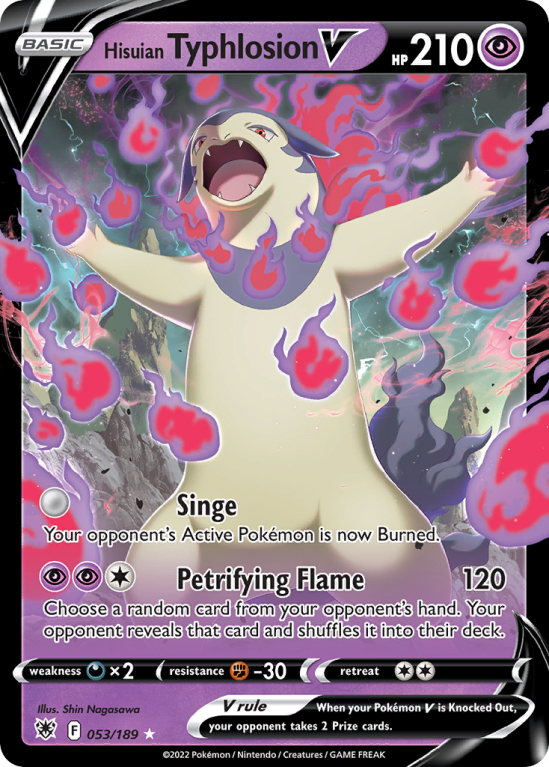 Hisuian Typhlosion V 53/189 Sword & Shield Astral Radiance