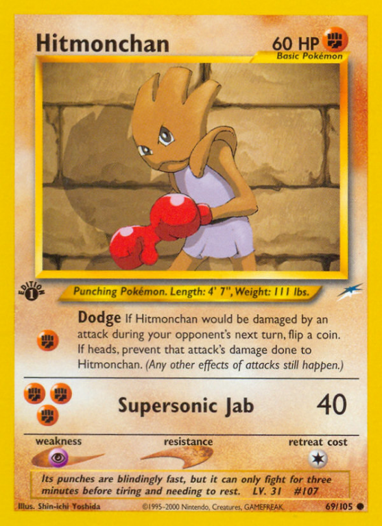 Hitmonchan 69/113 Neo Neo Destiny