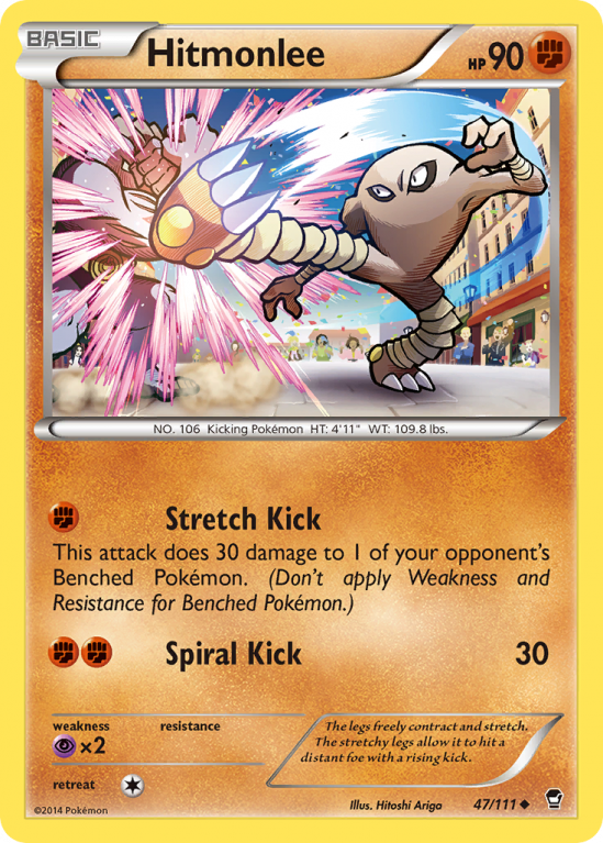 Hitmonlee 47/111 XY Furious Fists