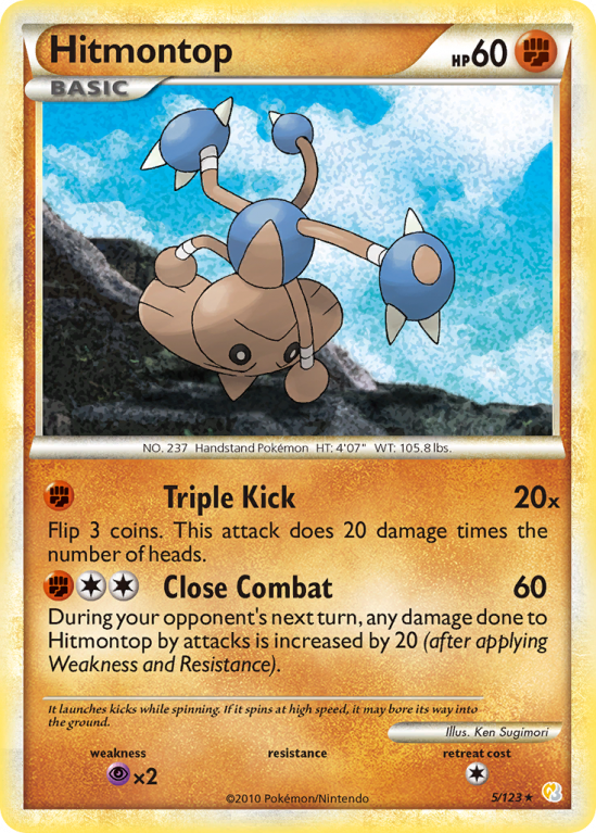 Hitmontop 5/123 HeartGold & SoulSilver HeartGold & SoulSilver