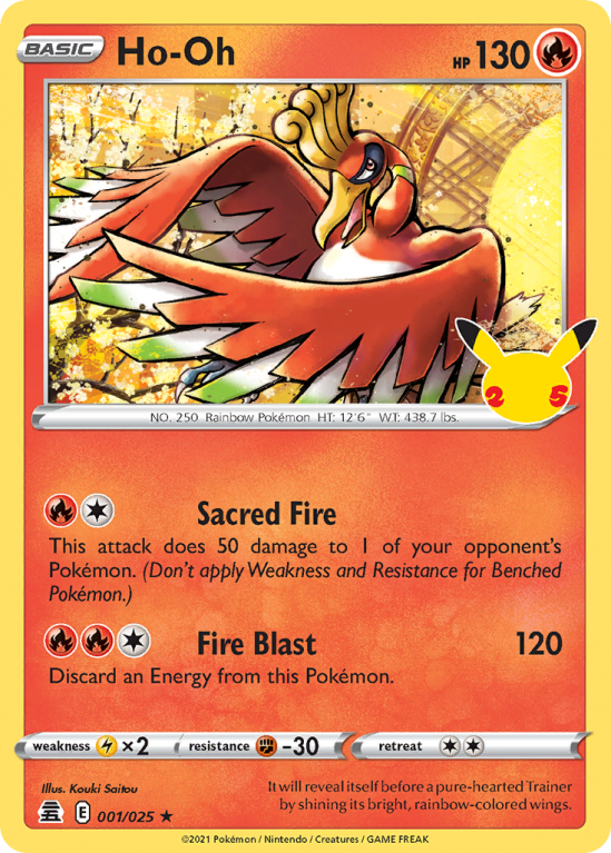 Ho-Oh 1/25 Sword & Shield Celebrations