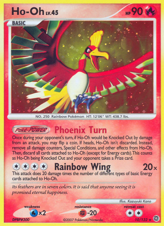 Ho-Oh 10/132 Diamond & Pearl Secret Wonders