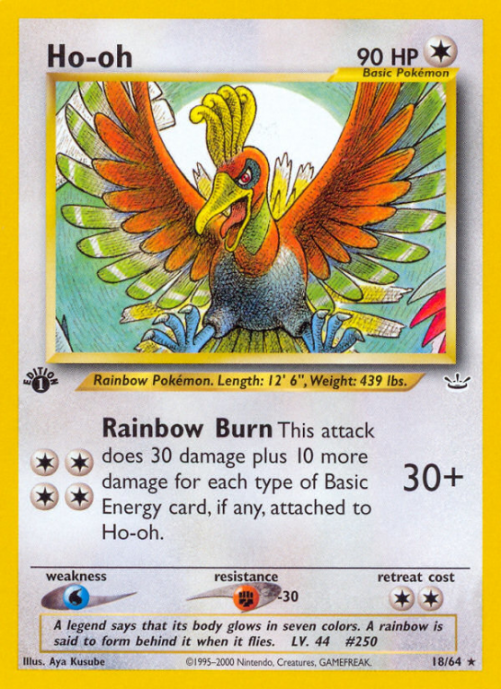 Ho-oh 18/66 Neo Neo Revelation